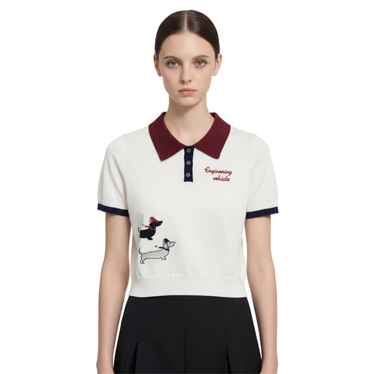Thom Browne Women Stripe T-shirt