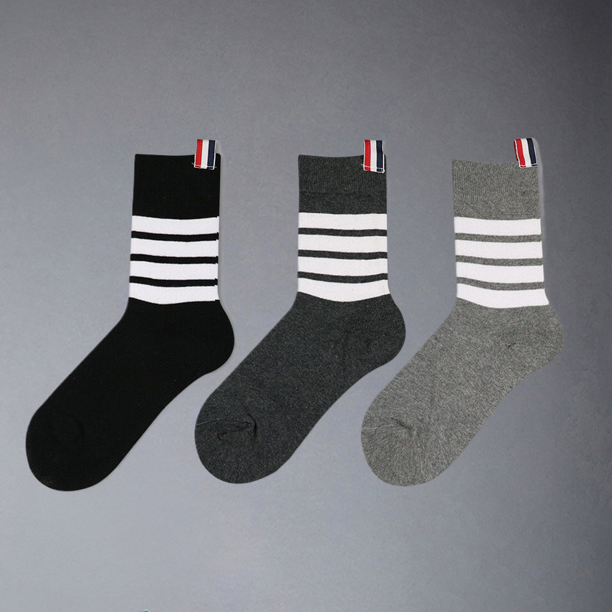 Thom Browne Four stripe socks