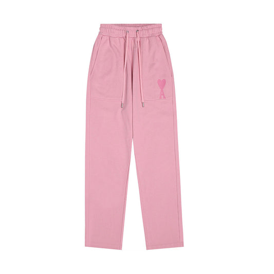 AMI PARIS Straight leg Sweatpants