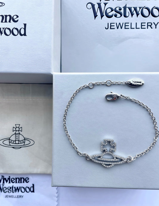 Vivienne Westwood 2026 Simple Rhinestone Bracelet