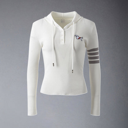 Thom Browne  2025ss Knitted Hoodie