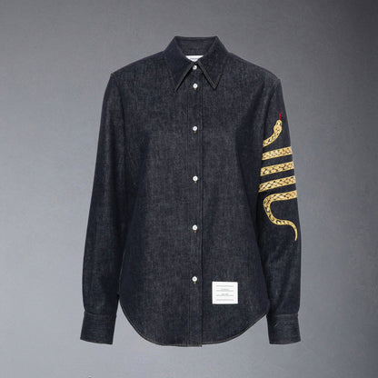 Thom Browne  2025ss Snake Year Limited Shirt