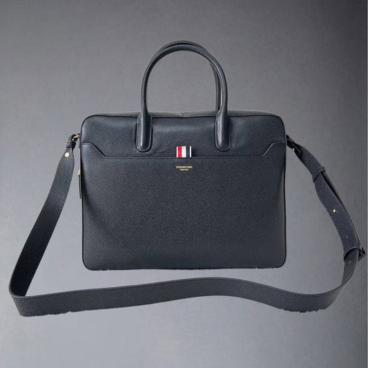 Thom Browne  Top-grade cowhide briefcase