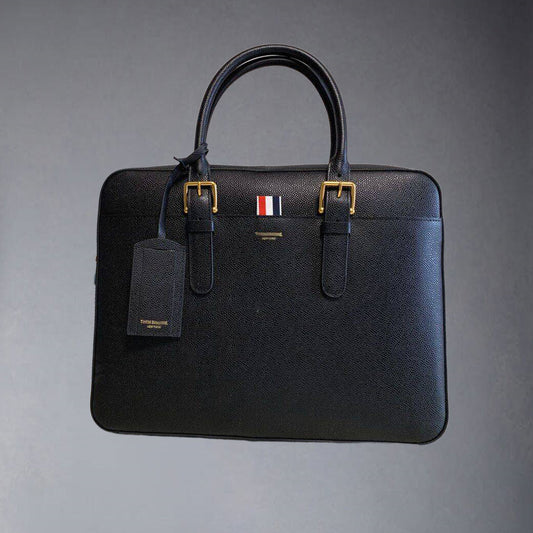 Thom Browne  Top-grade cowhide briefcase