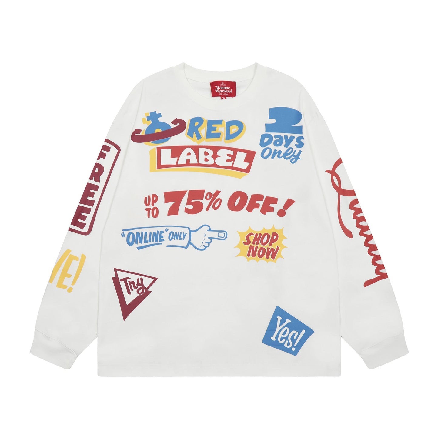 Vivienne Westwood 2026 Graffiti-Style Casual Sweatshirt
