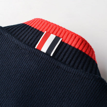 Thom Browne Color stripes coat