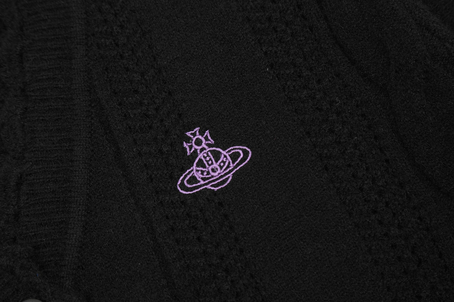 Vivienne Westwood Trimmed Cotton-Wool Cardigan