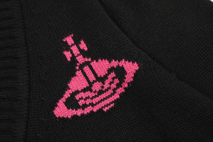 Vivienne Westwood Solid-Color Cotton-Wool Cardigan