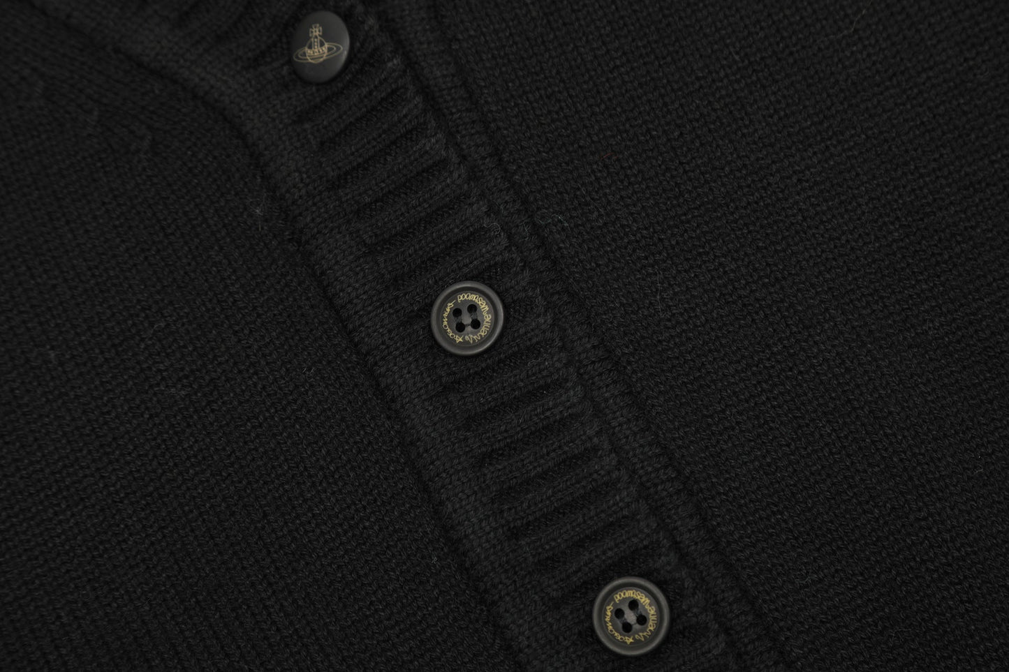 Vivienne Westwood Solid-Color Cotton-Wool Cardigan