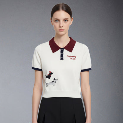 Thom Browne  Women Stripe T-shirt