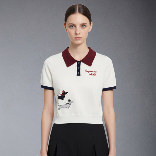 Thom Browne  Women Stripe T-shirt