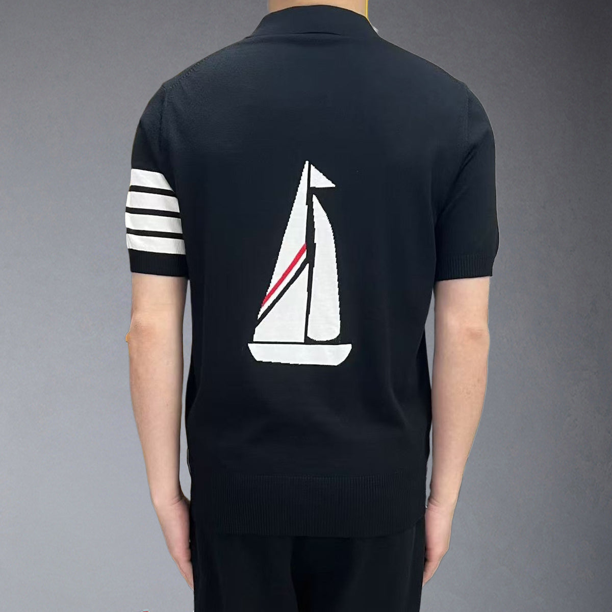 Thom Browne Man Wool POLO T-shirt