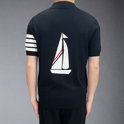 Thom Browne Man Wool POLO T-shirt
