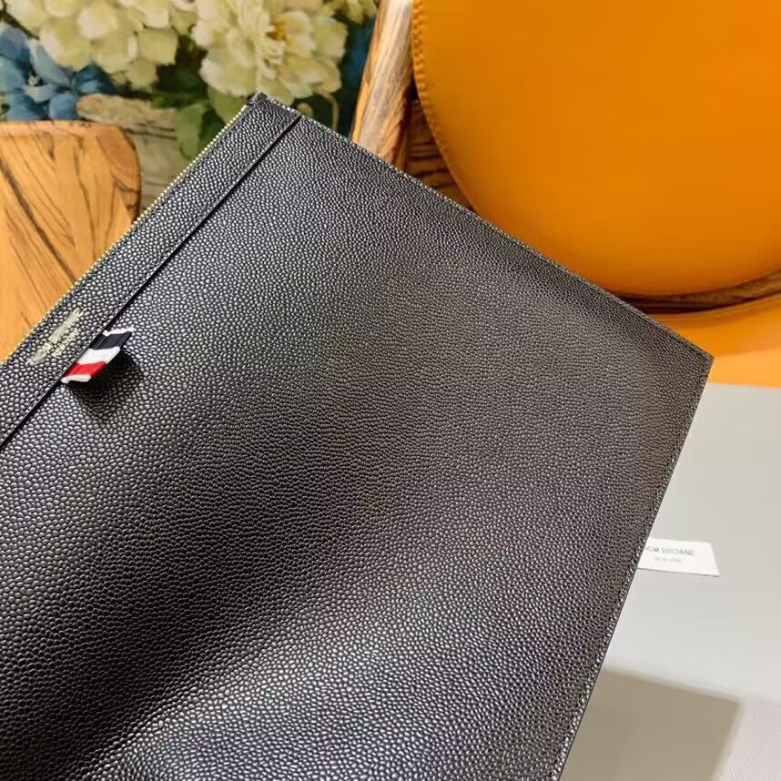 Thom Browne Top-grade cowhide clutch