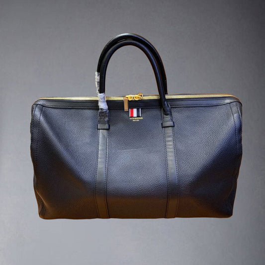 Thom Browne Top-grade cowhide travel bag