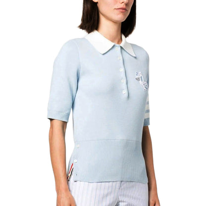 Thom Browne  Women puppy POLO shirt