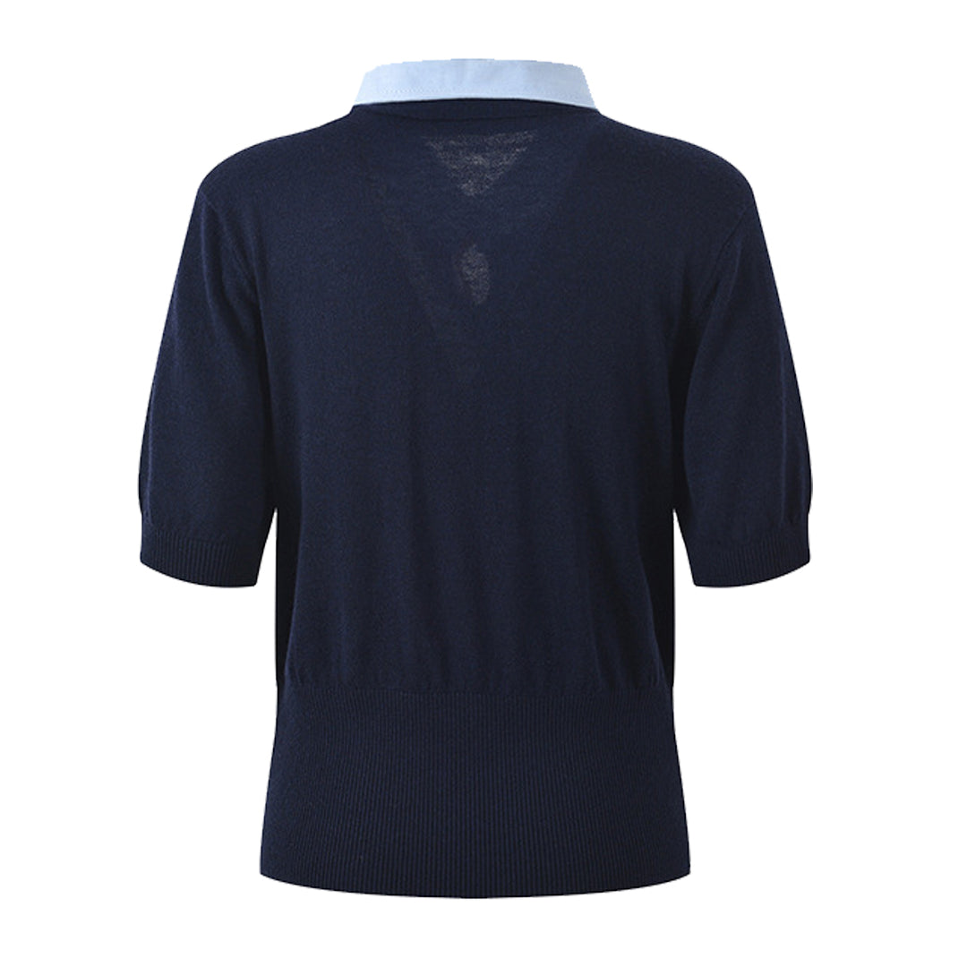 Thom Browne  Women Ribbon POLO shirt