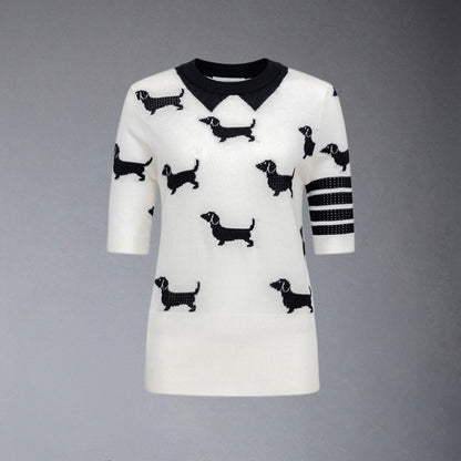 Thom Browne women puppy T-shirt