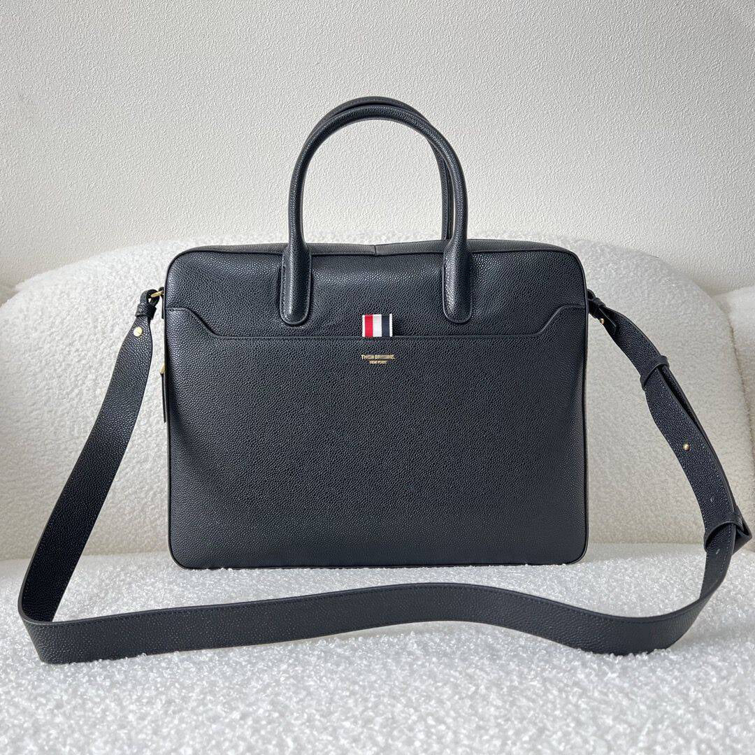 Thom Browne  Top-grade cowhide briefcase