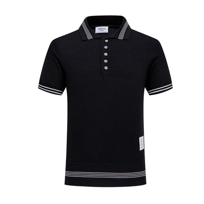 Thom Browne  Waffle fabric POLO Shirt
