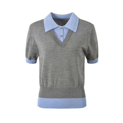 Thom Browne Women Ribbon POLO shirt