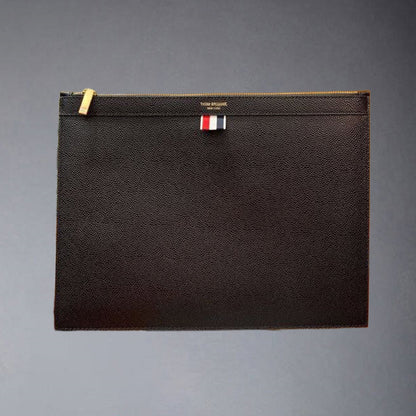 Thom Browne Top-grade cowhide clutch