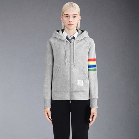 Thom Browne  Rainbow Stripes Hoodie