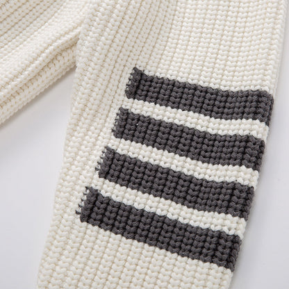 Thom Browne  Knitted sweater coat