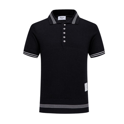 Thom Browne  Waffle fabric POLO Shirt