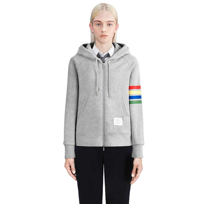 Thom Browne  Rainbow Stripes Hoodie