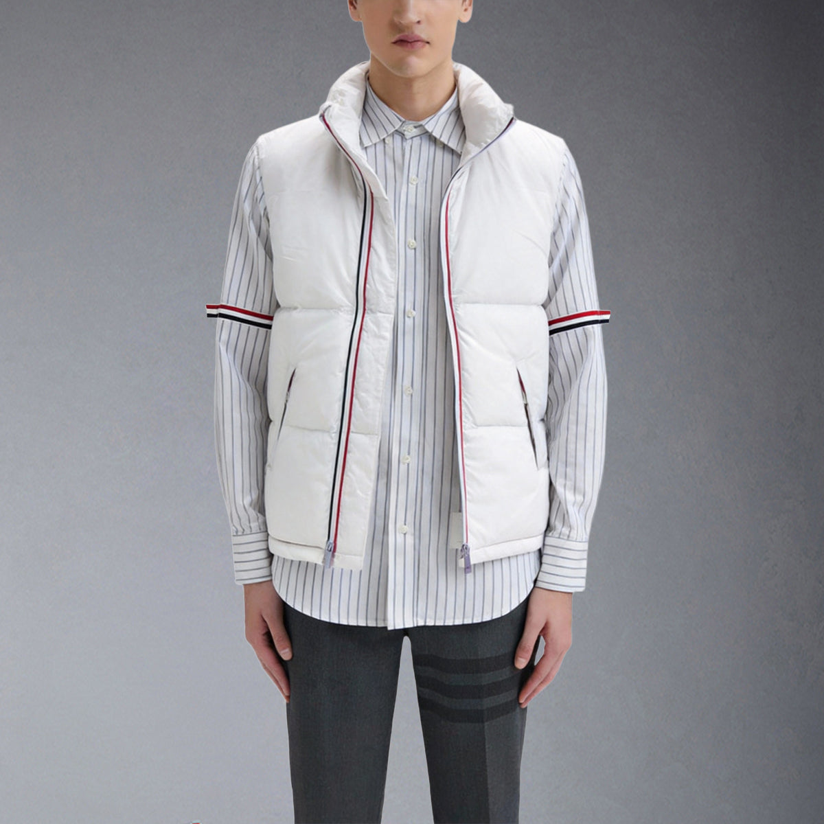 Thom Browne  Colorblock Down vest