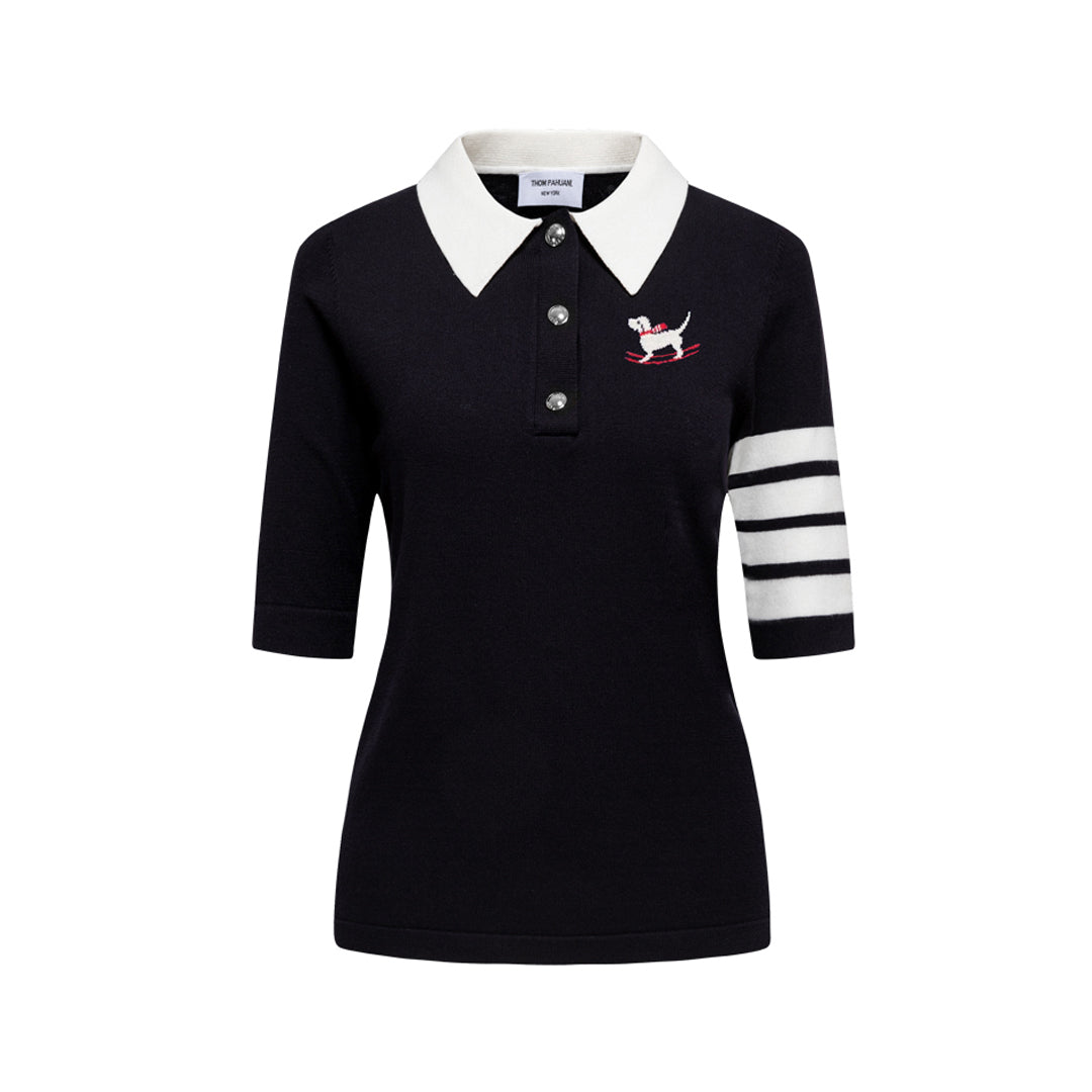 Thom Browne Women puppy POLO shirt