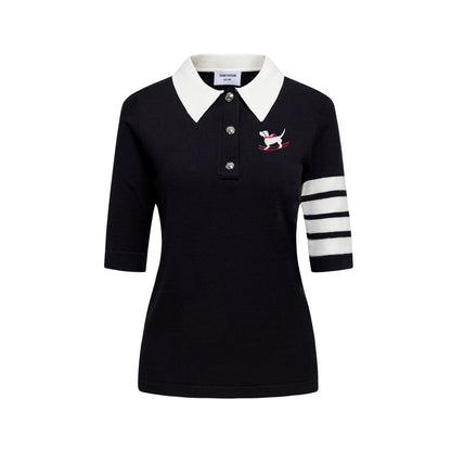 Thom Browne Women puppy POLO shirt