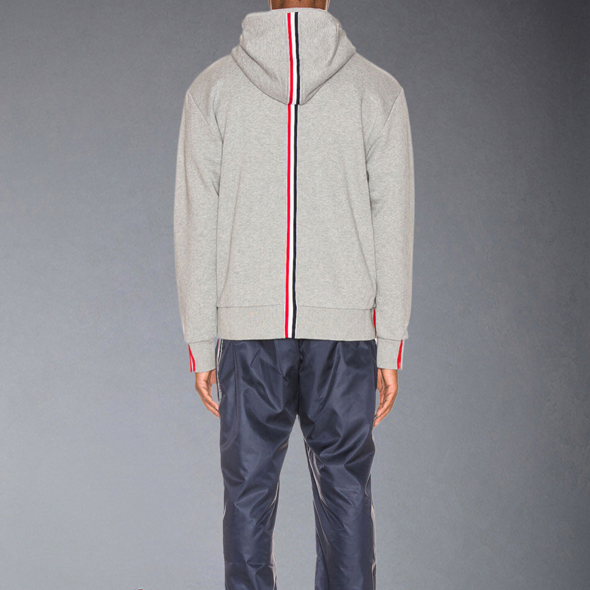 Thom Browne  Couple Color Bars Hoodies