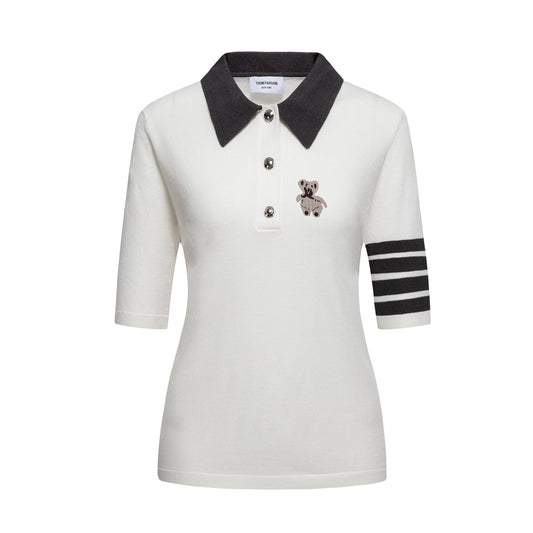 Thom Browne  Women Bear POLO shirt