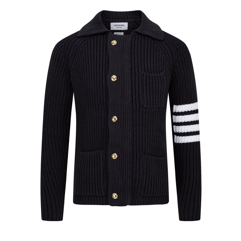 Thom Browne  Knitted sweater coat
