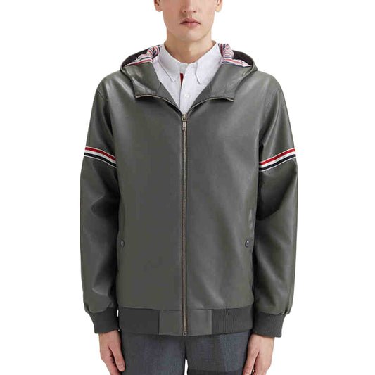 Thom Browne 2025ssLeather Jacket