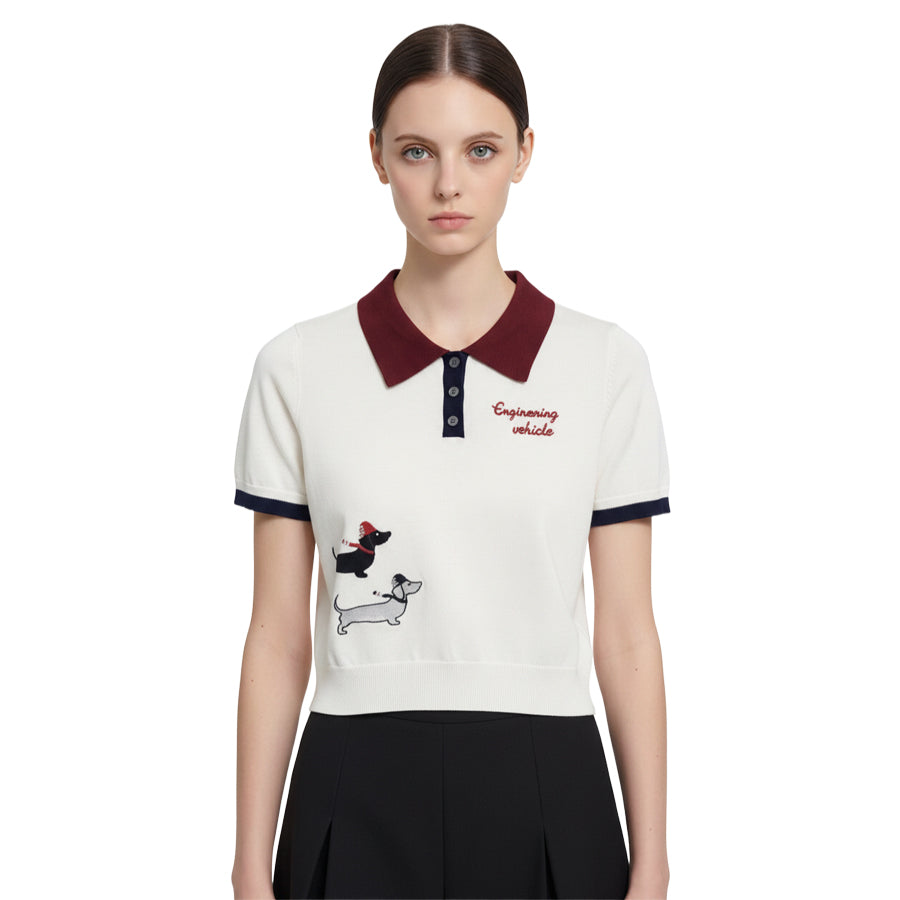 Thom Browne  Women Stripe T-shirt