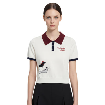 Thom Browne  Women Stripe T-shirt
