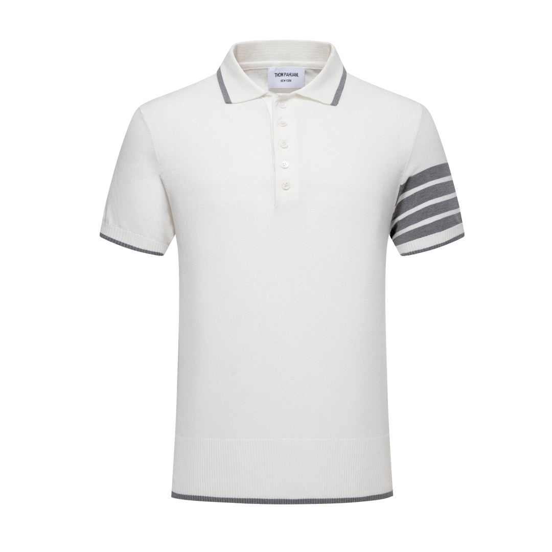 Thom Browne  Contrast stripes POLO Shirt