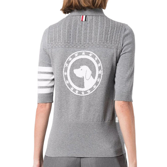 Thom Browne  Women Bear POLO shirt