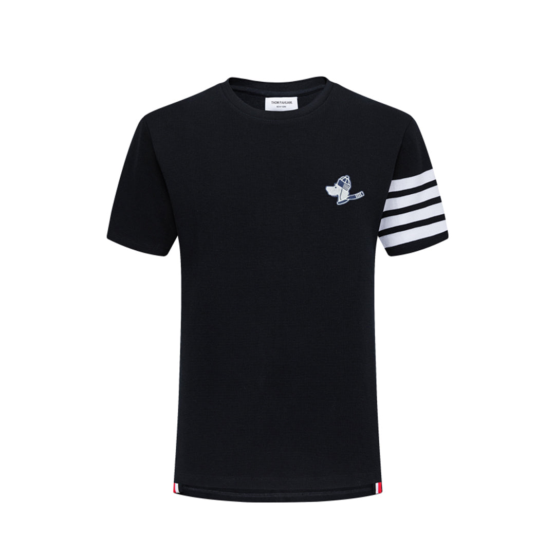 Thom Browne  puppy embroidery T-shirt