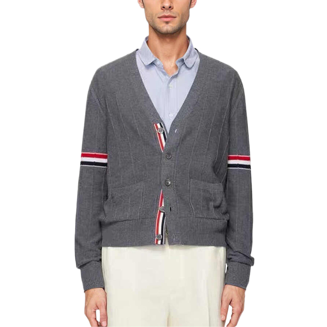 Thom Browne  Knitted sweater coat