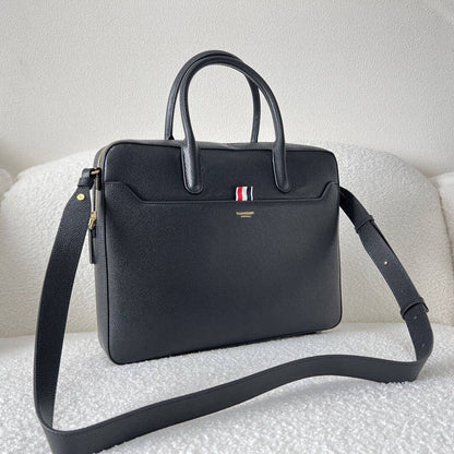 Thom Browne  Top-grade cowhide briefcase