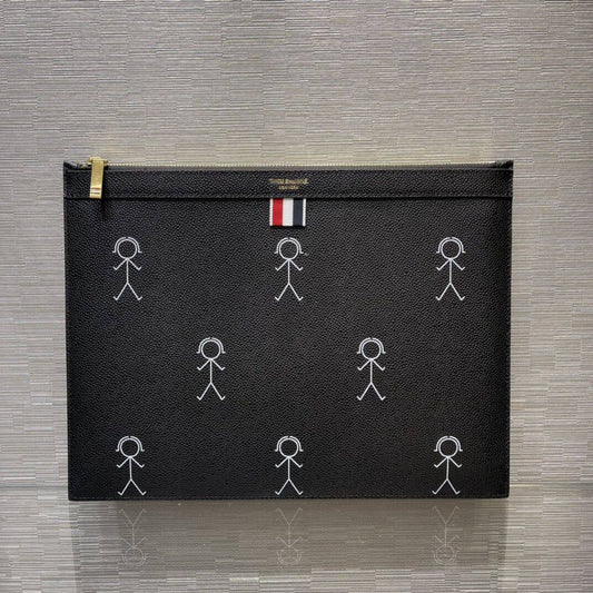 Thom Browne  Top-grade cowhide clutch