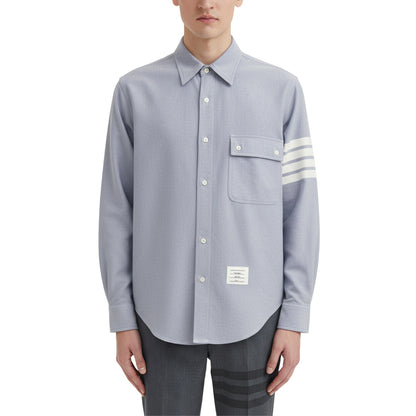 Thom Browne Solid-Color Pocket shirt