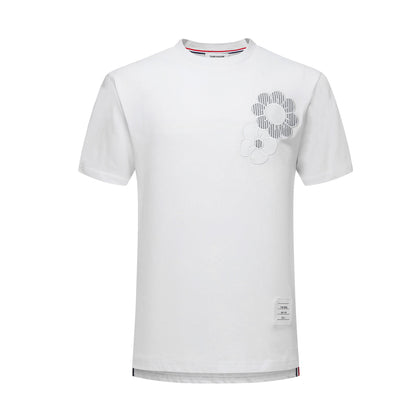 Thom Browne Floral Embroidery T-shirt