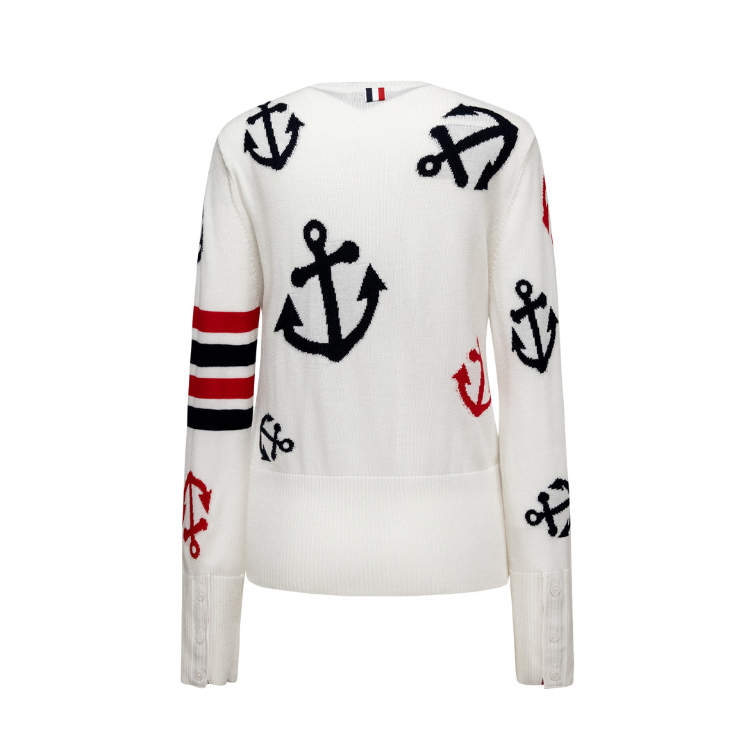 Thom Browne Women Anchor print Sweaters
