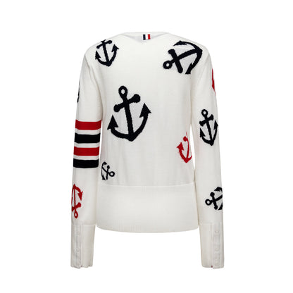 Thom Browne Women Anchor print Sweaters