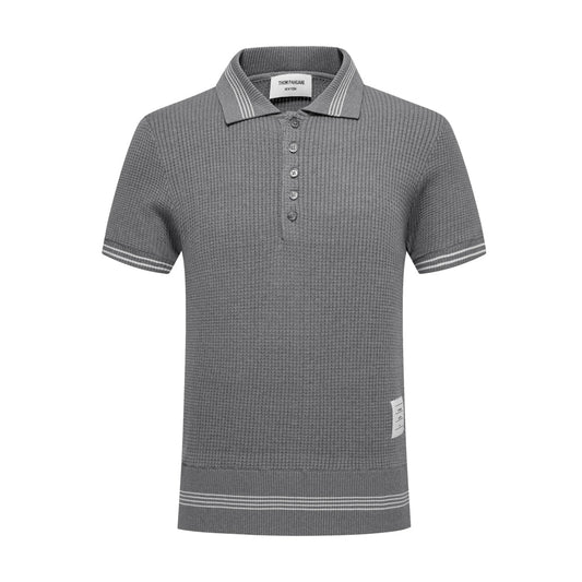 Thom Browne  Waffle fabric POLO Shirt